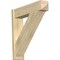 Ekena Millwork Traditional Arts & Crafts Rough Sawn Outlooker, Douglas Fir, 8"W x 34"D x 34"H OUT08X34X34TRA03RDF - alternate 1
